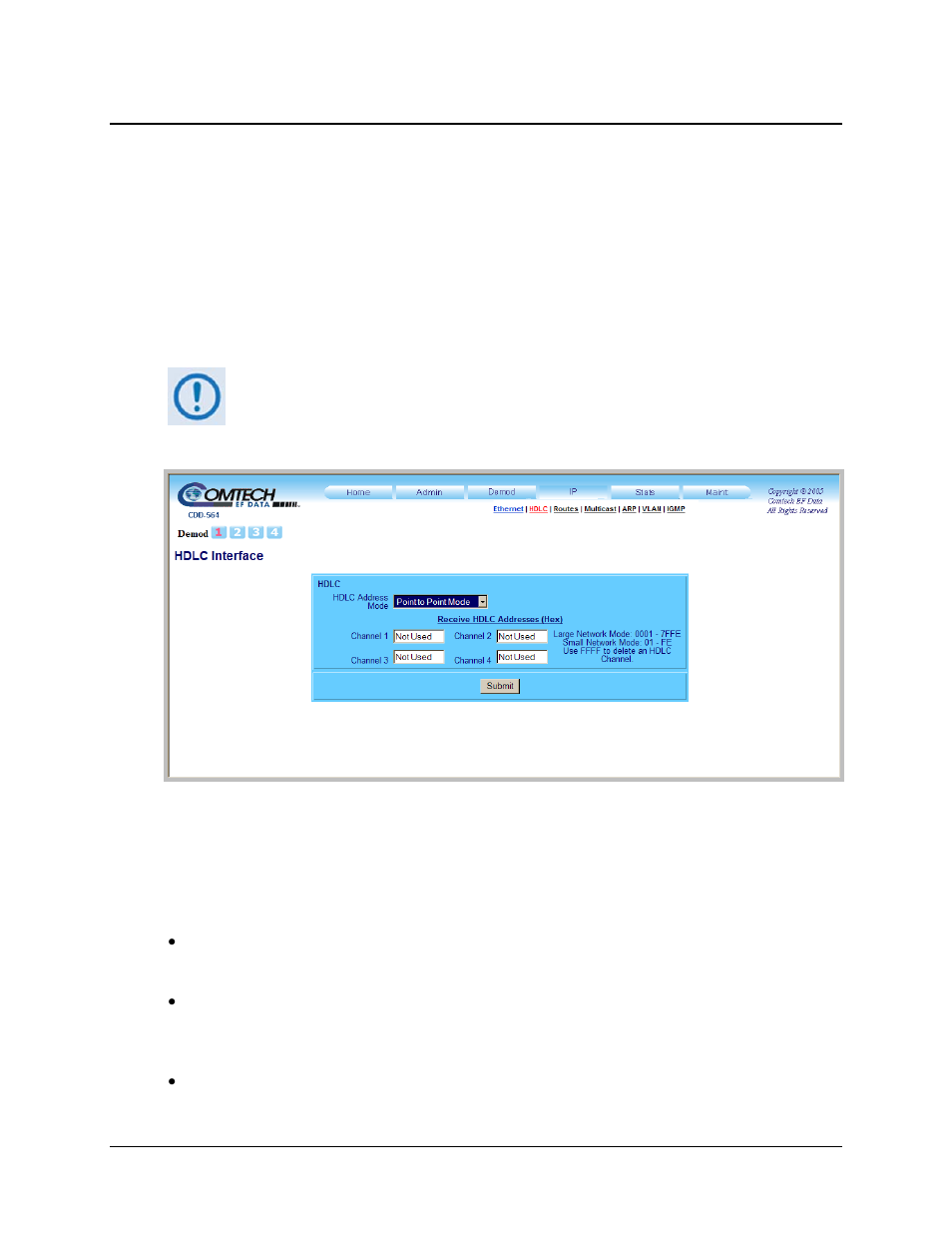 2 ip | hdlc | Comtech EF Data CDD-562L User Manual | Page 185 / 254