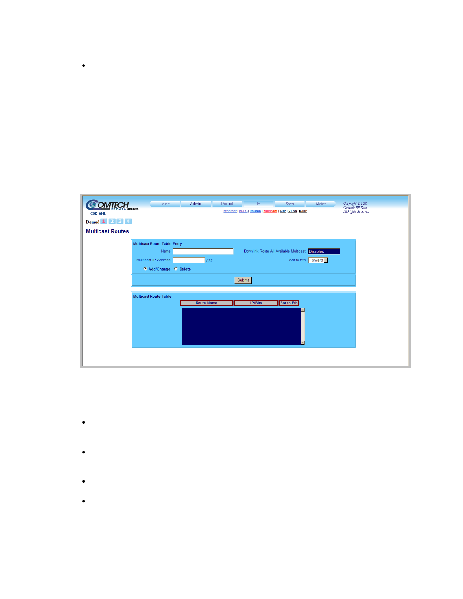 4 ip | multicast | Comtech EF Data CDD-562L User Manual | Page 188 / 254