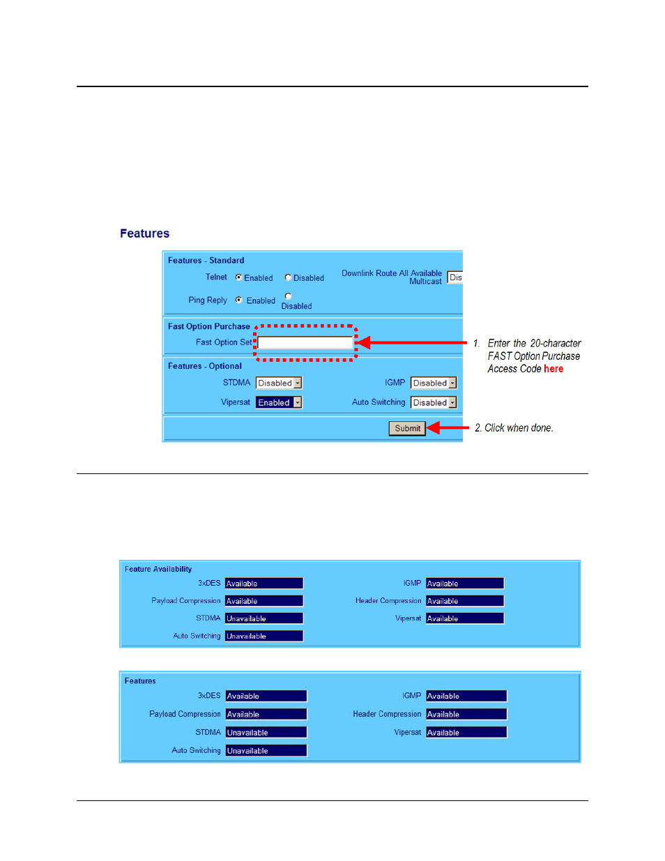 A.2.2.4 verify fast option availability | Comtech EF Data CDD-562L User Manual | Page 205 / 254
