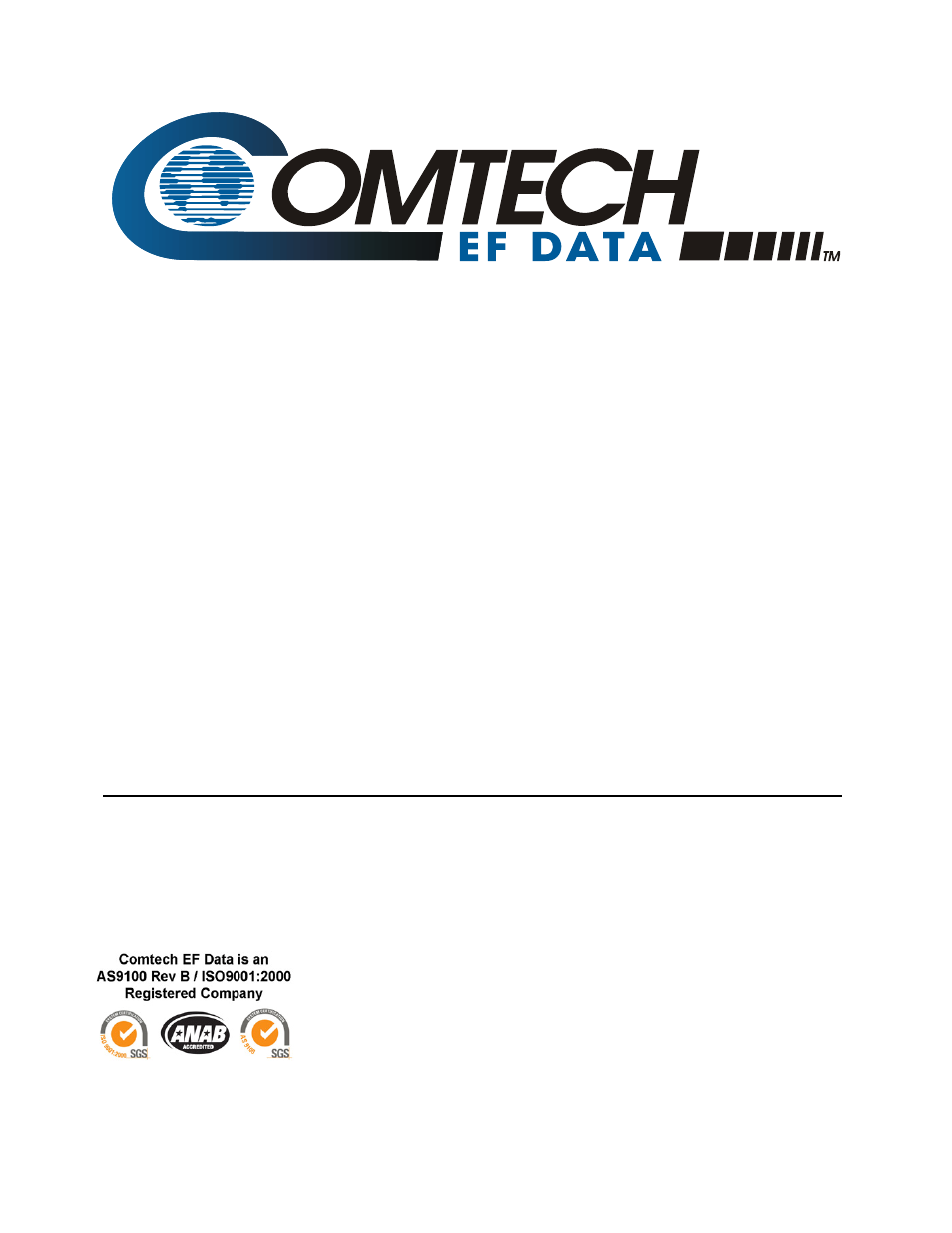 Comtech EF Data CLO-10 User Manual | 134 pages