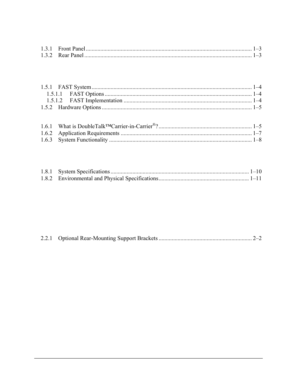 Comtech EF Data CLO-10 User Manual | Page 14 / 134