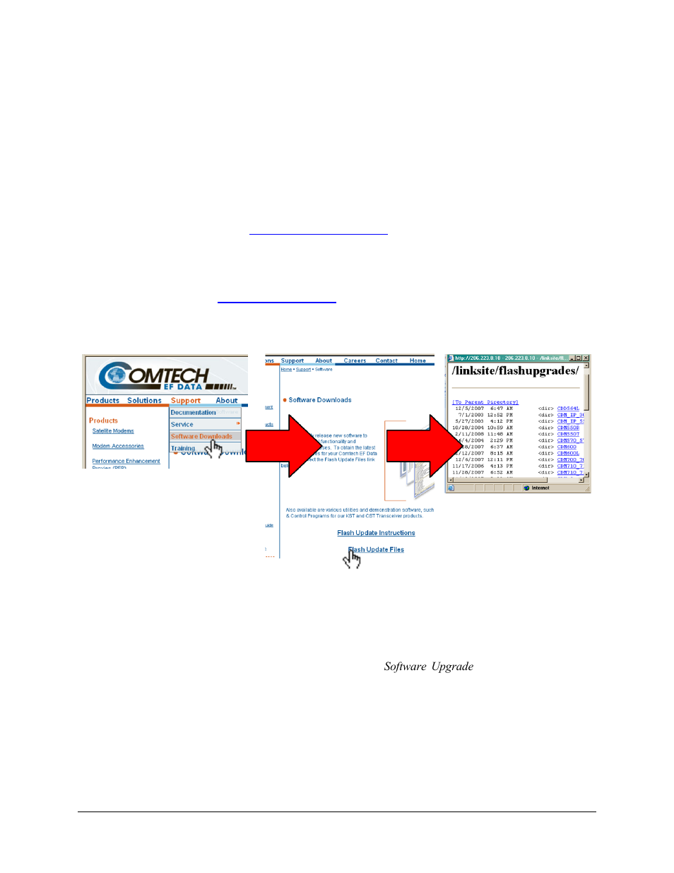 2 flash updating, 1 flash update help | Comtech EF Data CLO-10 User Manual | Page 52 / 134