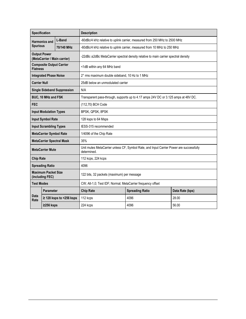 Comtech EF Data MCED-100 User Manual | Page 28 / 96