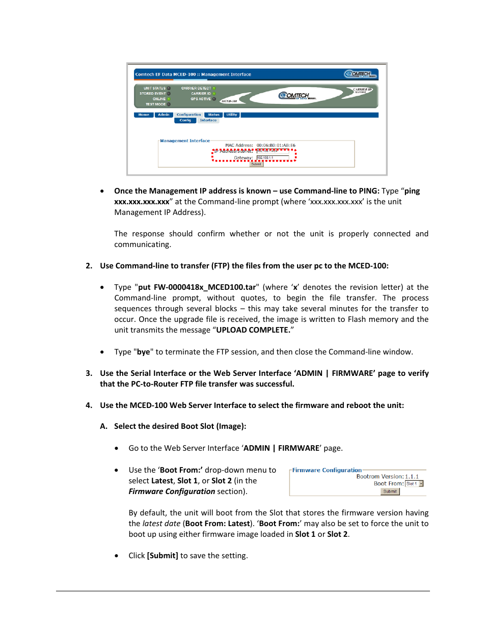 Comtech EF Data MCED-100 User Manual | Page 55 / 96