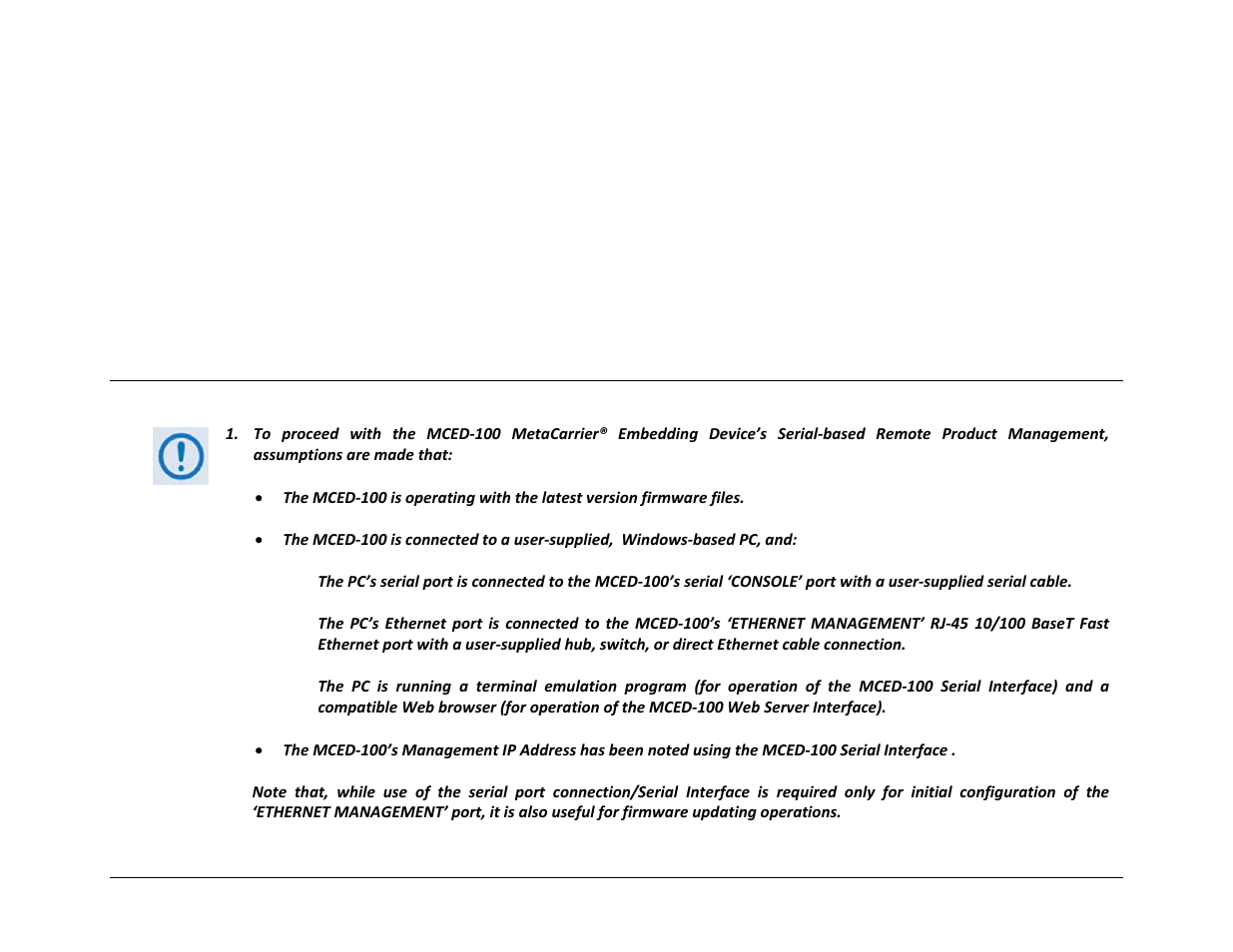 Chapter 5. serial-based remote product management, 1 introduction | Comtech EF Data MCED-100 User Manual | Page 57 / 96