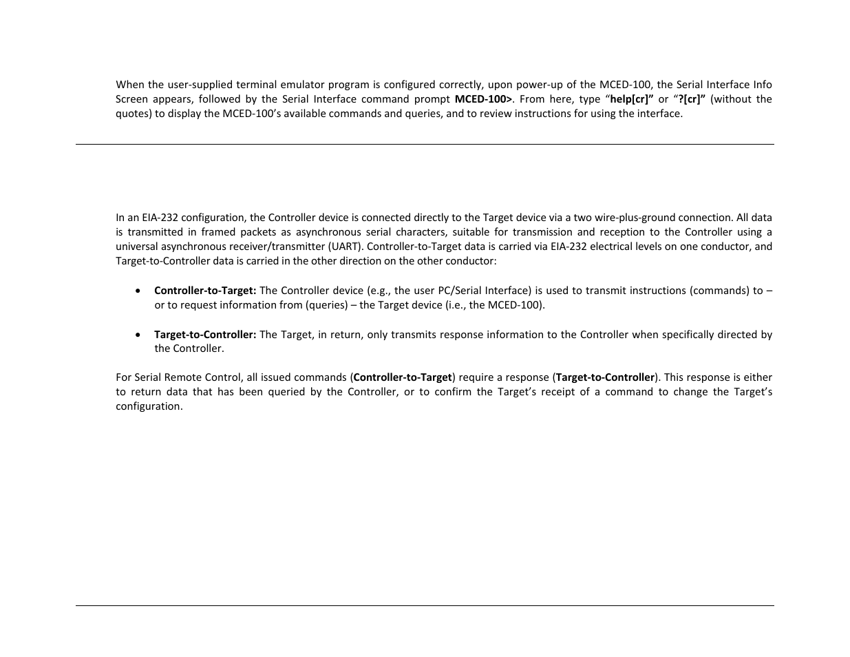 2 remote commands and queries overview, 1 basic protocol | Comtech EF Data MCED-100 User Manual | Page 59 / 96