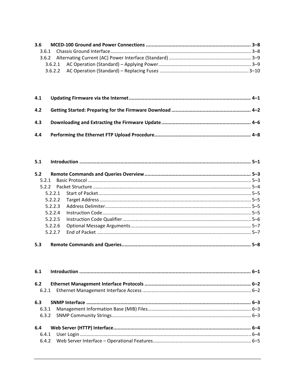 Comtech EF Data MCED-100 User Manual | Page 7 / 96