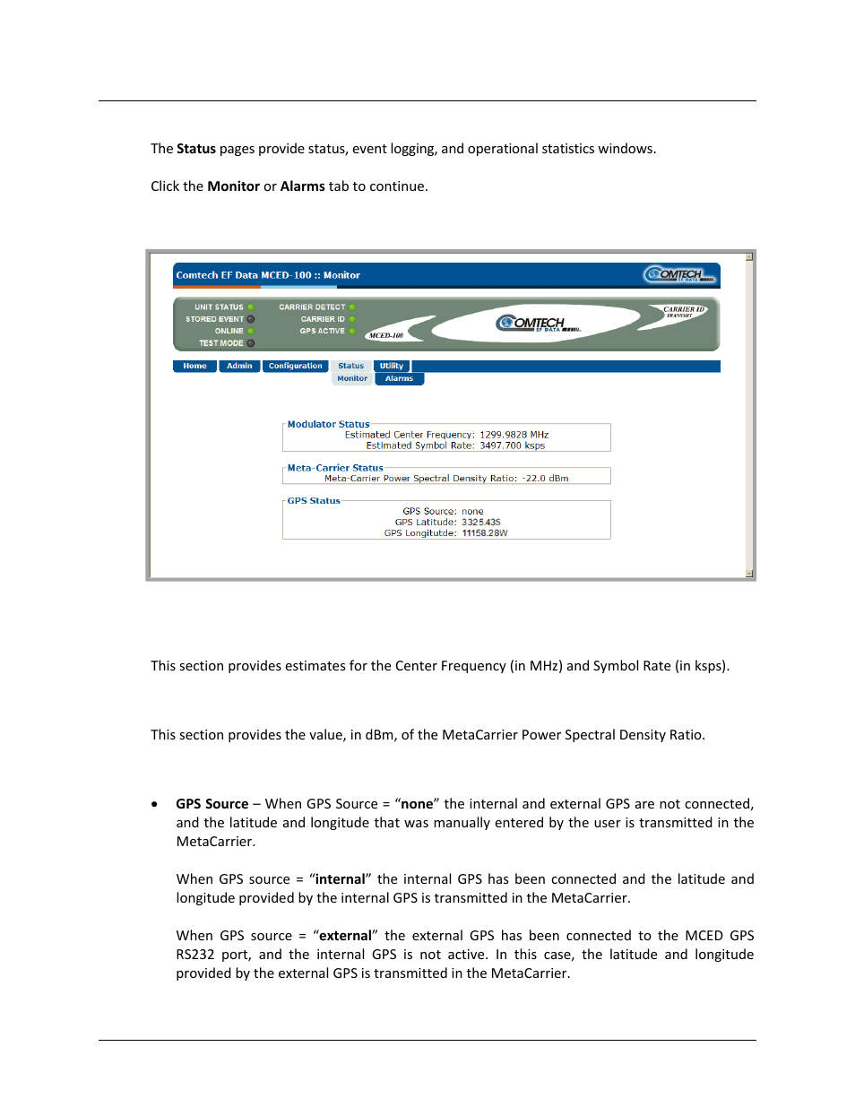 Comtech EF Data MCED-100 User Manual | Page 81 / 96