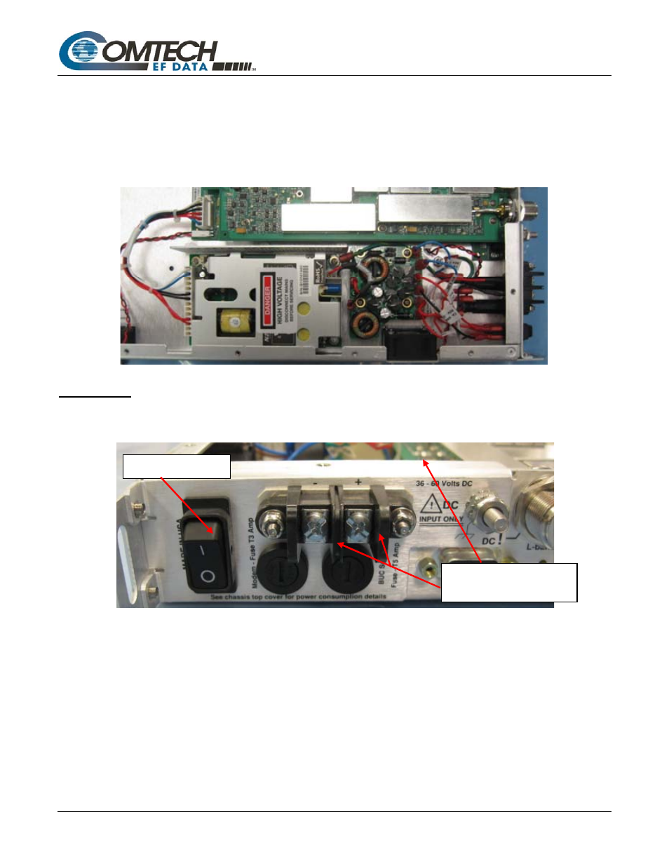 Comtech EF Data CDM-625 DC-AC Conversion User Manual | 4 pages
