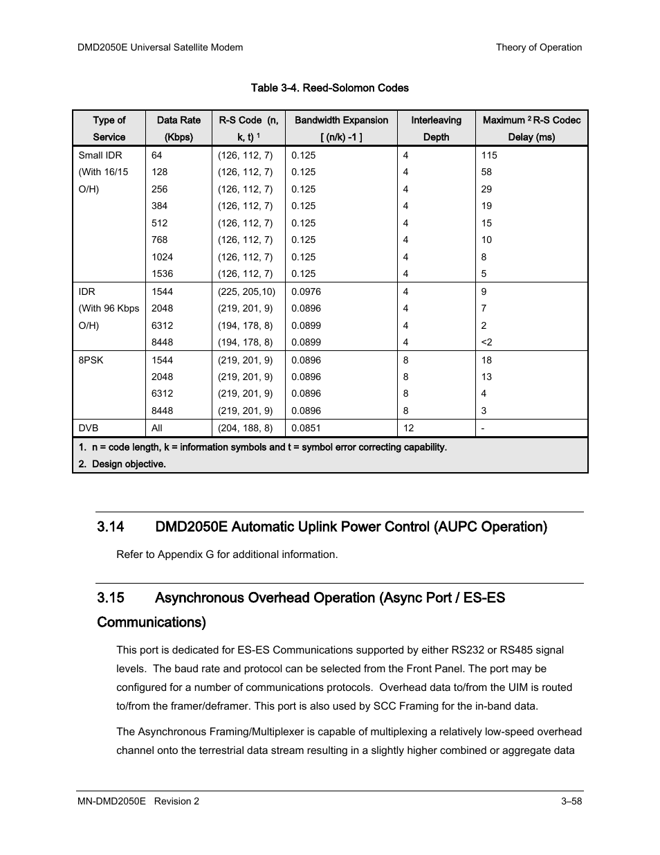 Comtech EF Data DMD-2050E User Manual | Page 100 / 342