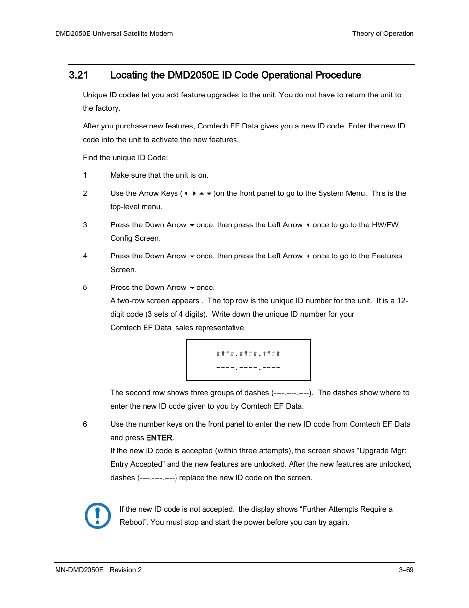 Comtech EF Data DMD-2050E User Manual | Page 111 / 342