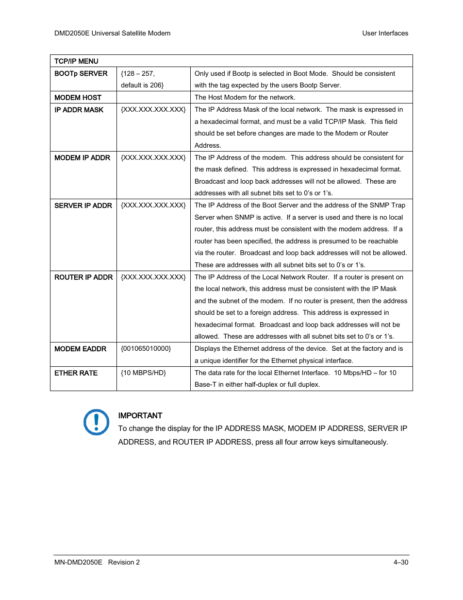 Comtech EF Data DMD-2050E User Manual | Page 142 / 342