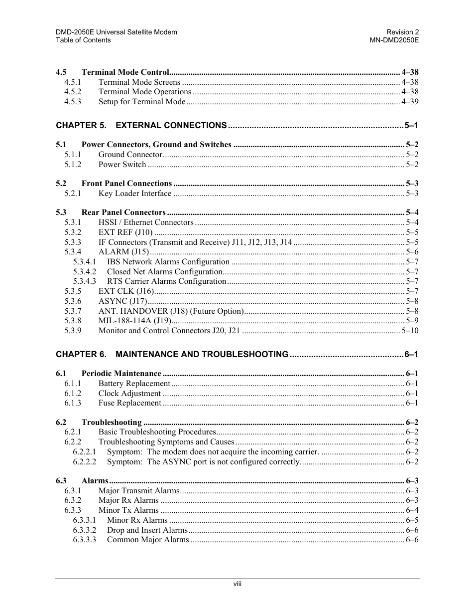 Comtech EF Data DMD-2050E User Manual | Page 16 / 342