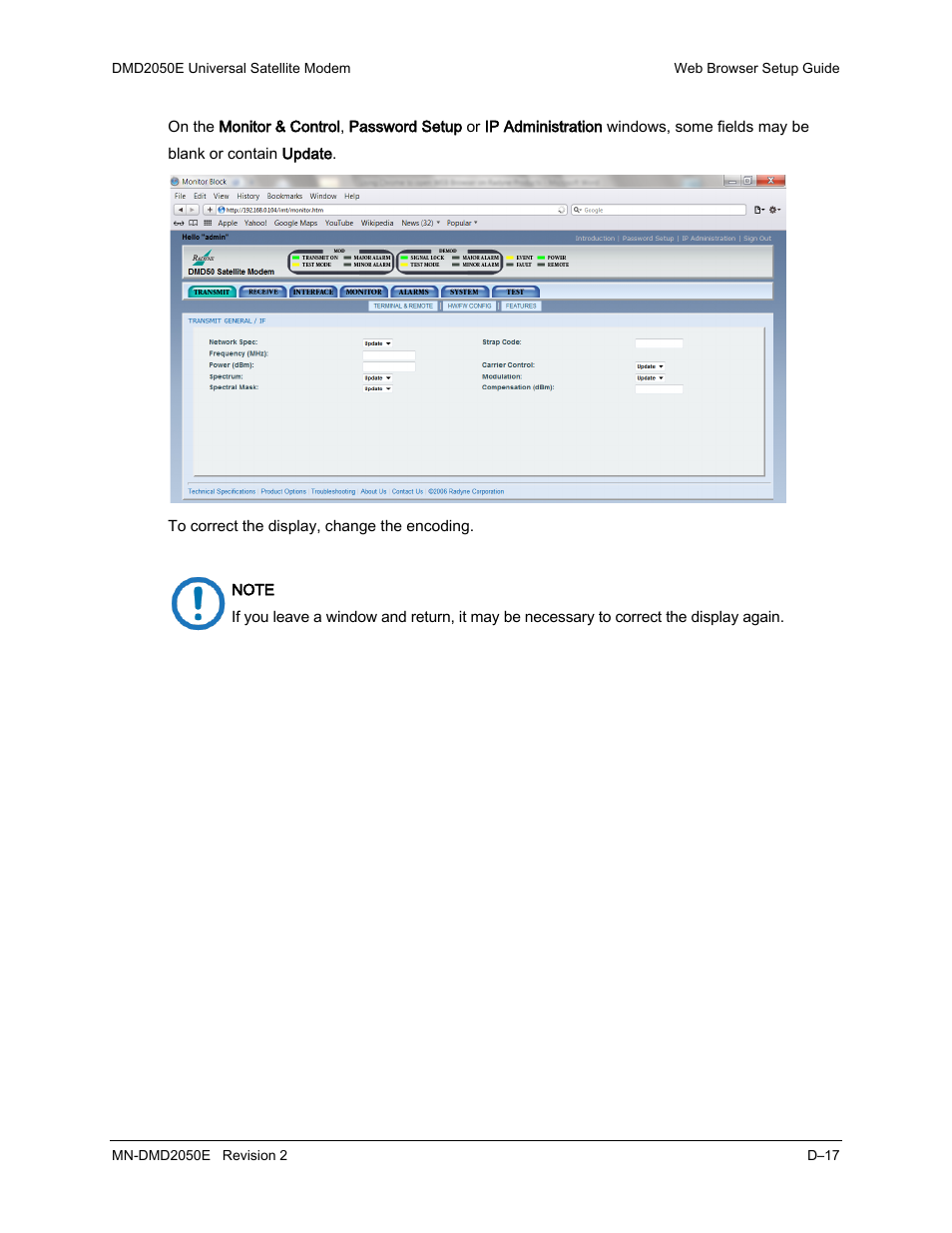 Comtech EF Data DMD-2050E User Manual | Page 237 / 342