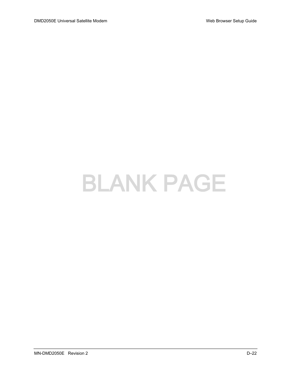 Blank page | Comtech EF Data DMD-2050E User Manual | Page 242 / 342