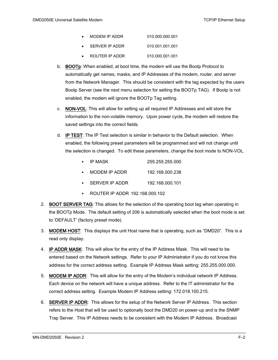 Comtech EF Data DMD-2050E User Manual | Page 272 / 342