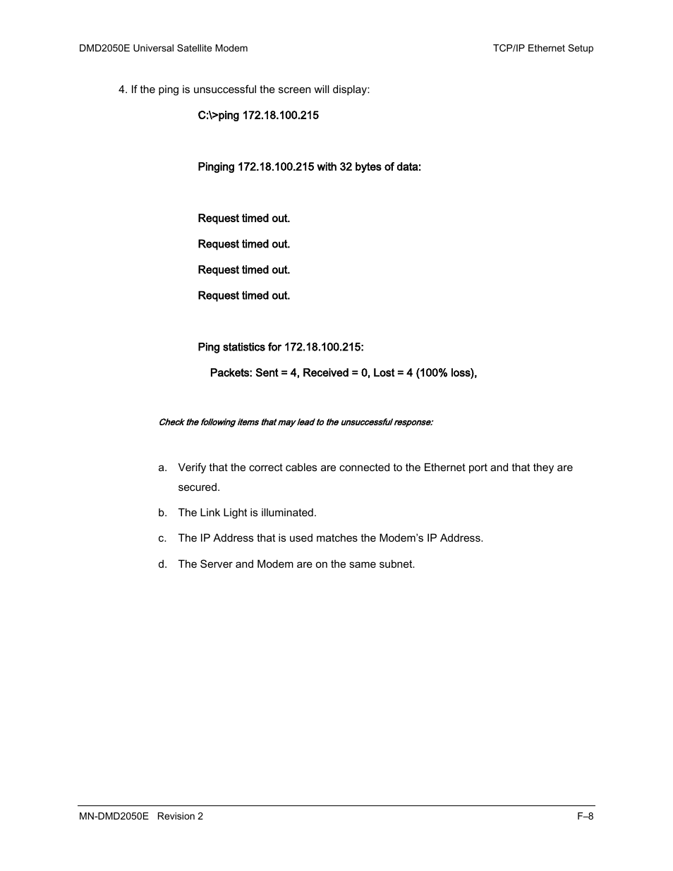 Comtech EF Data DMD-2050E User Manual | Page 278 / 342