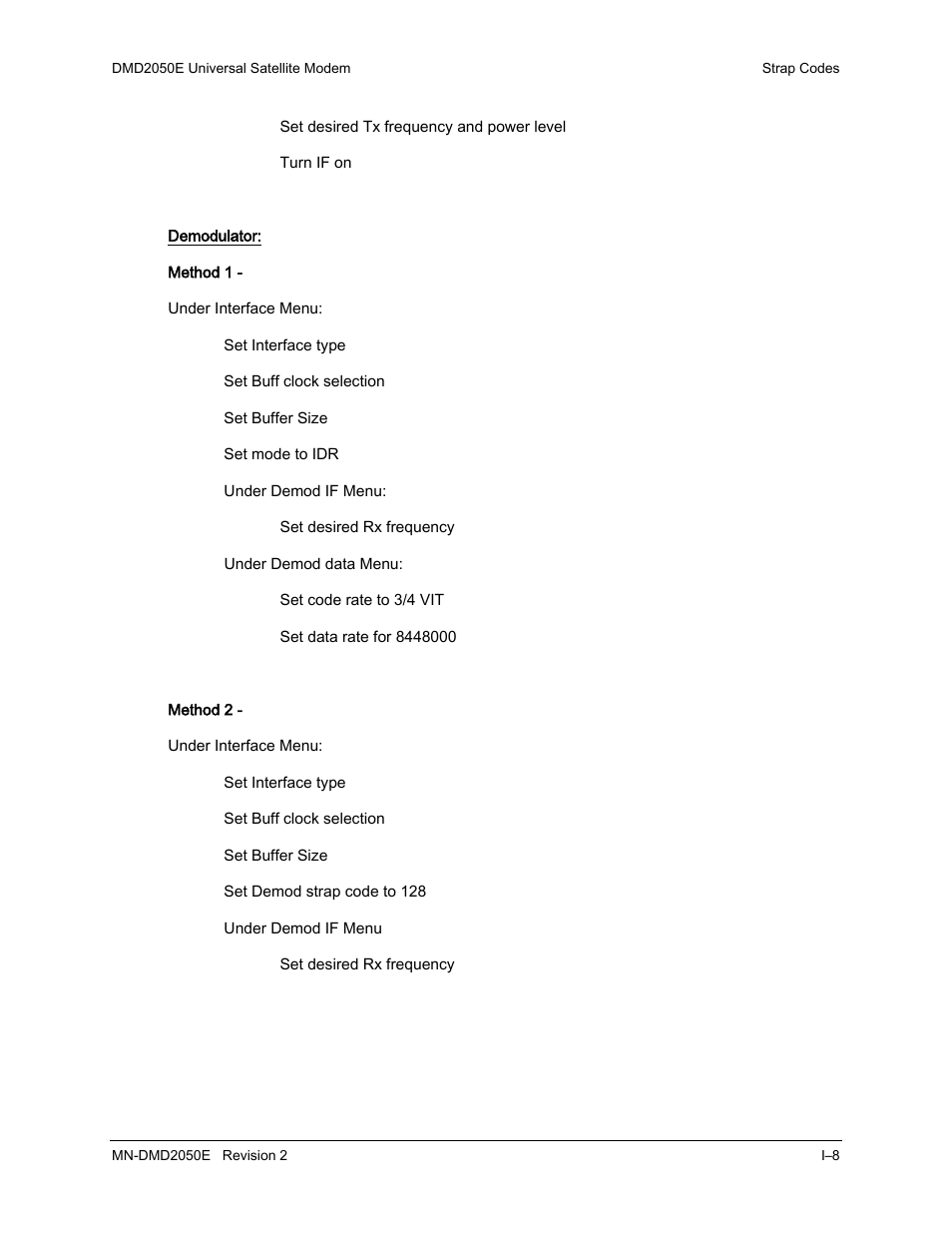 Comtech EF Data DMD-2050E User Manual | Page 296 / 342