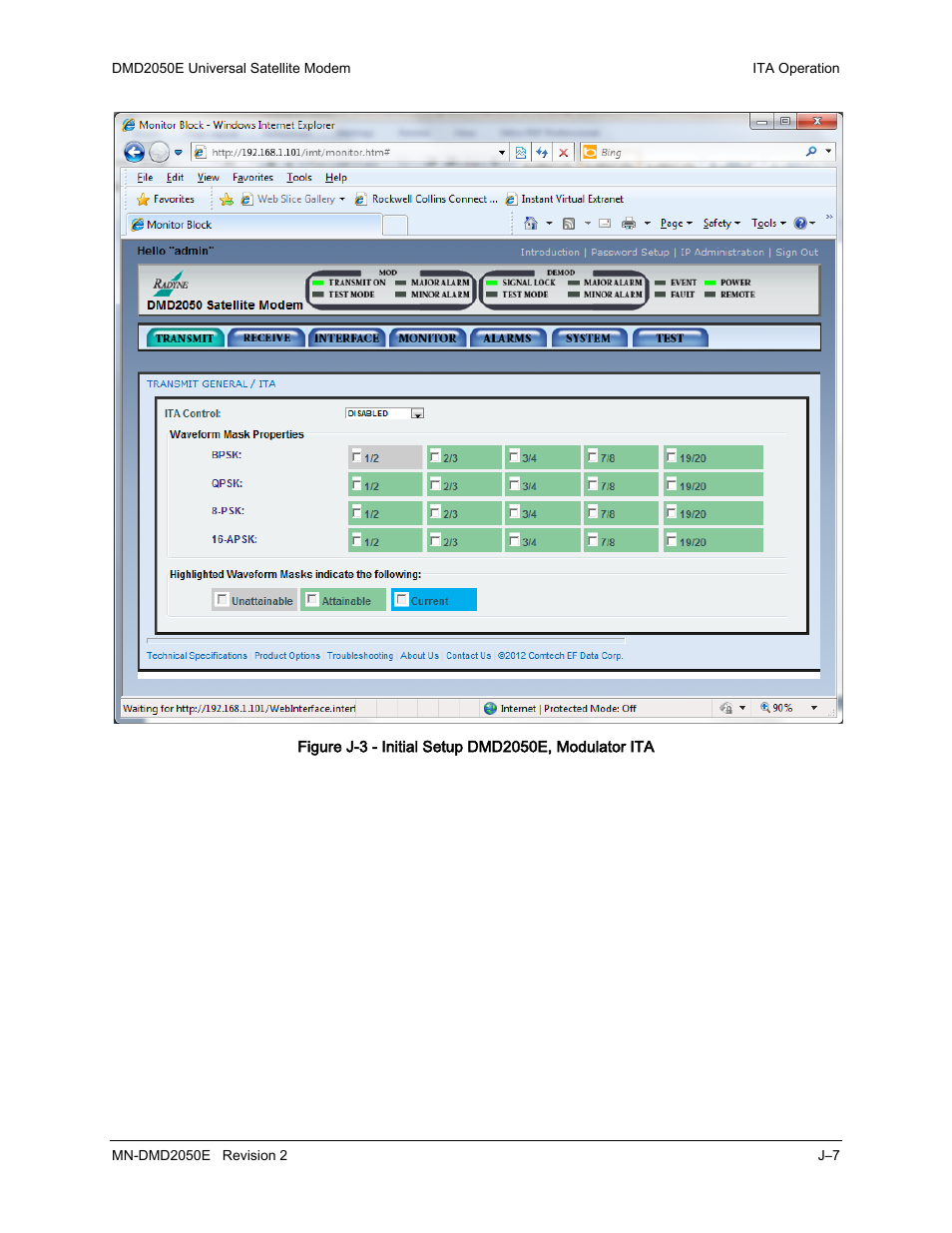 Comtech EF Data DMD-2050E User Manual | Page 309 / 342