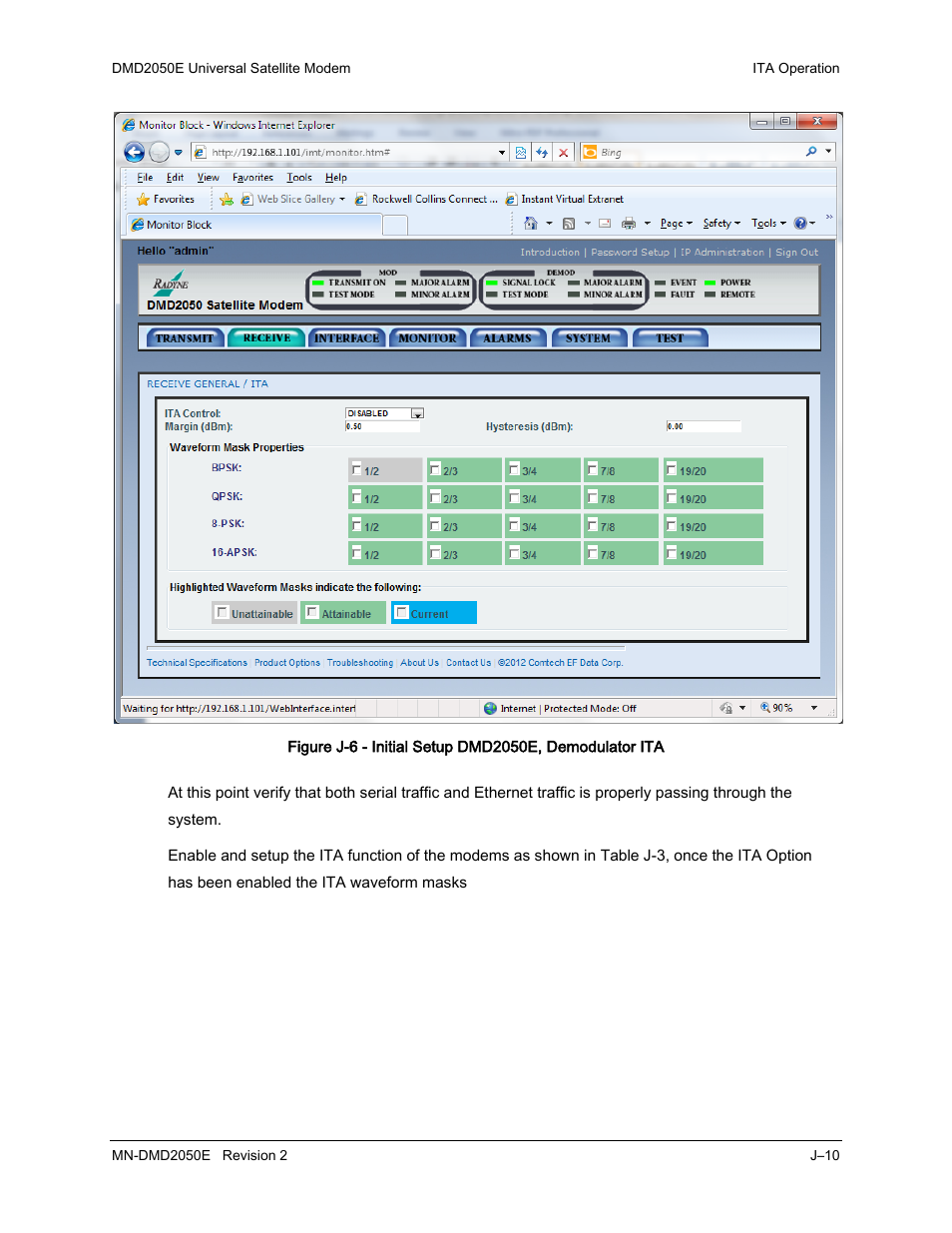 Comtech EF Data DMD-2050E User Manual | Page 312 / 342