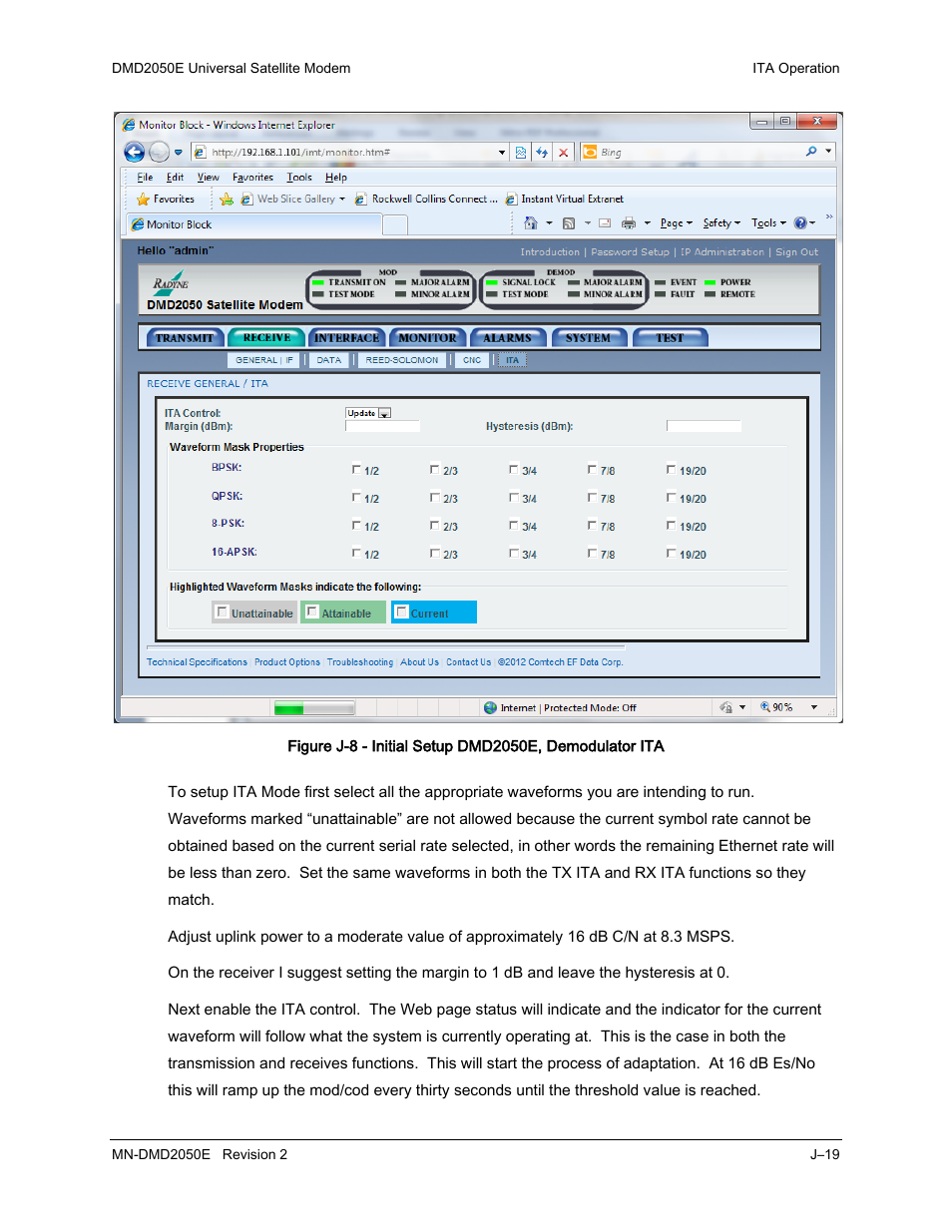 Comtech EF Data DMD-2050E User Manual | Page 321 / 342