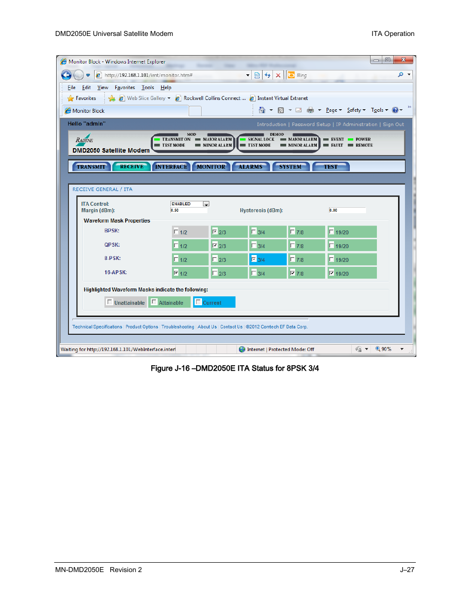 Comtech EF Data DMD-2050E User Manual | Page 329 / 342