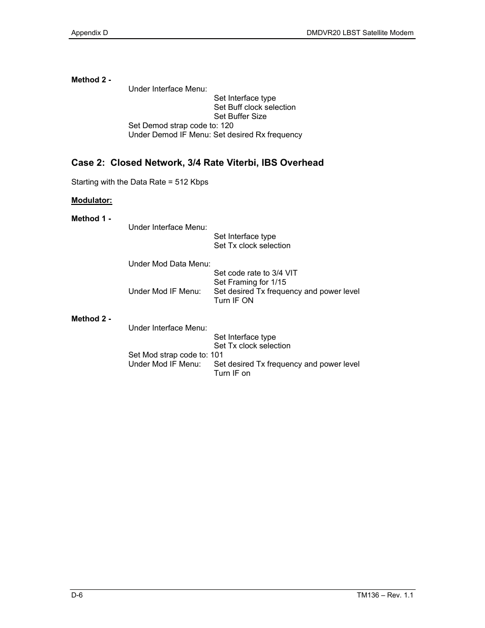 Comtech EF Data DMDVR20 LBST Rev 1.1 User Manual | Page 109 / 117