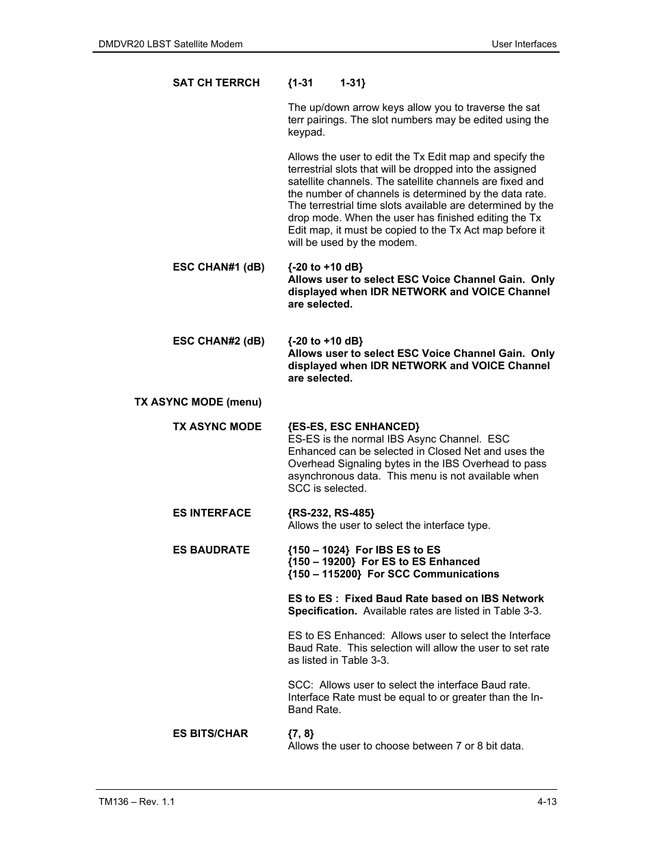 Comtech EF Data DMDVR20 LBST Rev 1.1 User Manual | Page 50 / 117