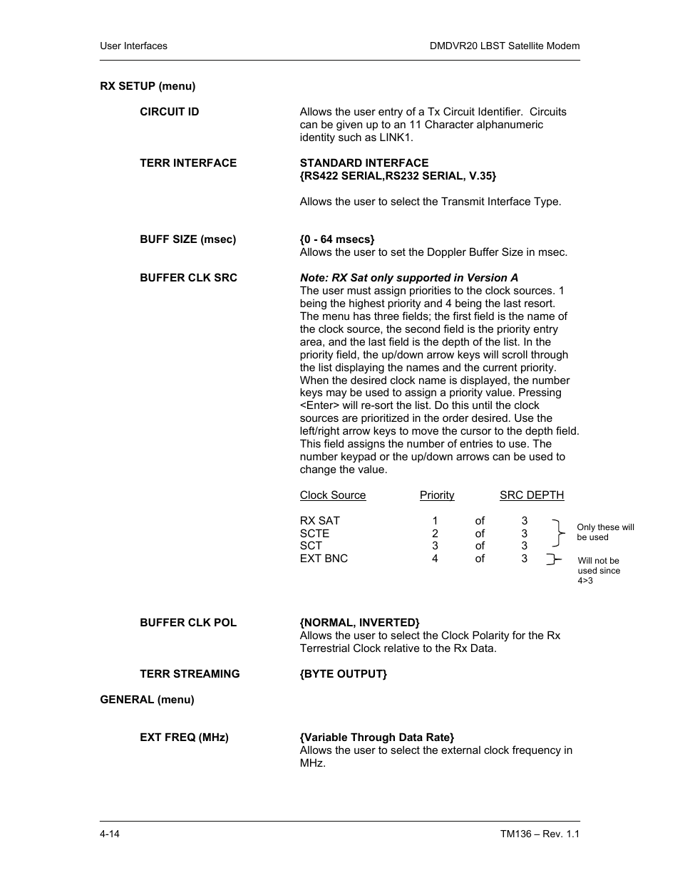 Comtech EF Data DMDVR20 LBST Rev 1.1 User Manual | Page 51 / 117
