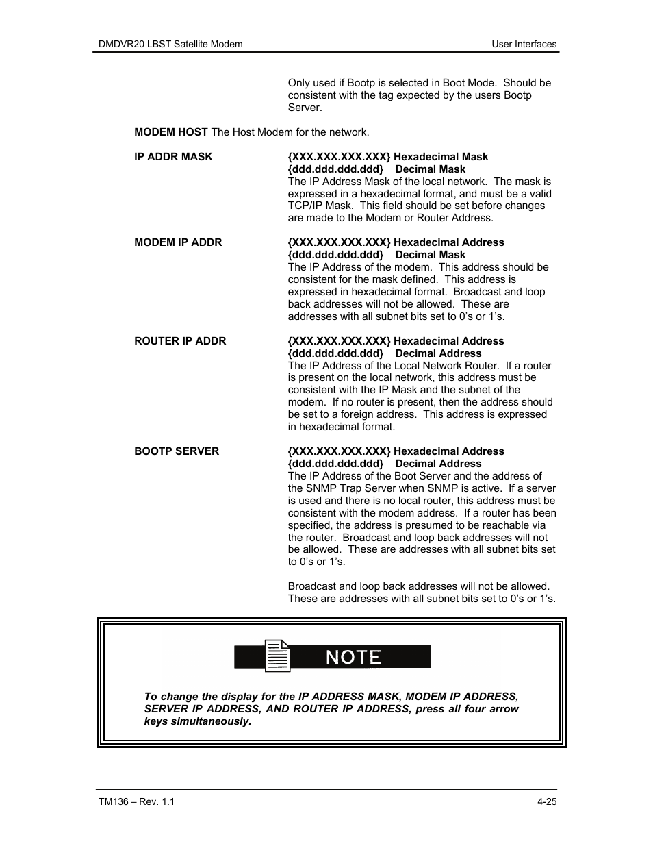 Comtech EF Data DMDVR20 LBST Rev 1.1 User Manual | Page 62 / 117