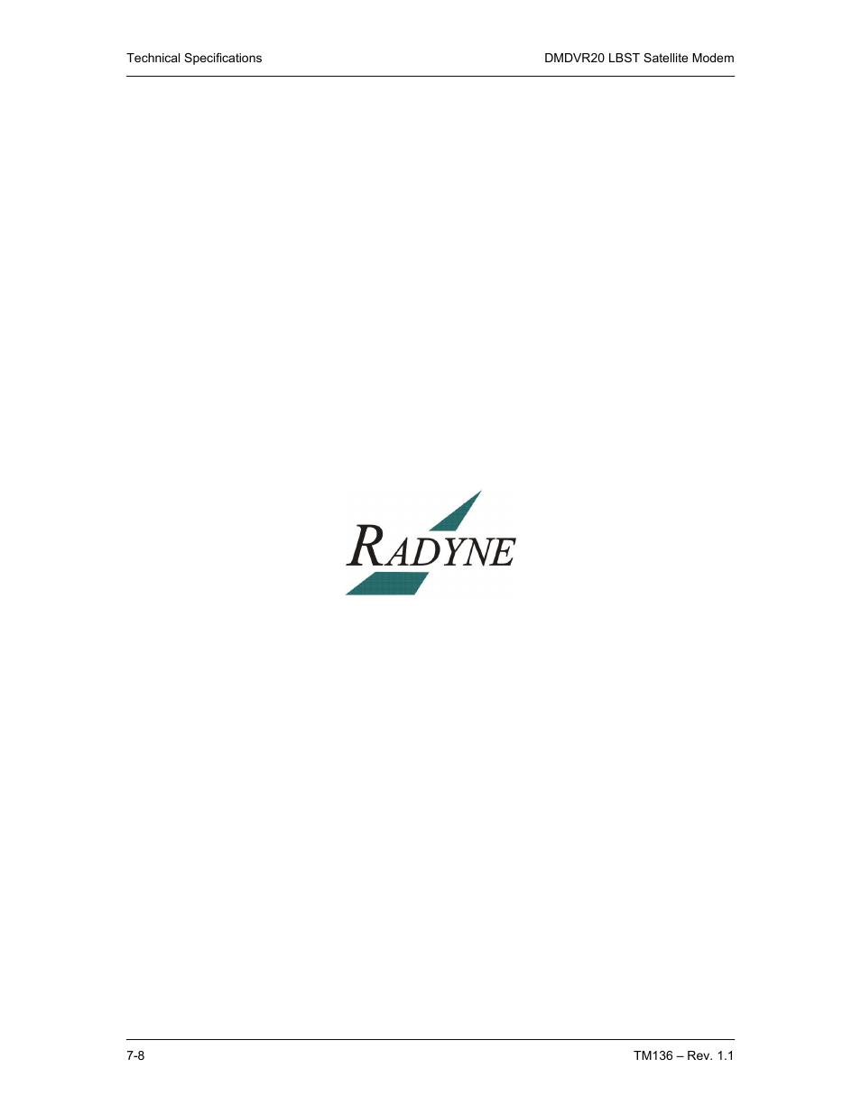 Comtech EF Data DMDVR20 LBST Rev 1.1 User Manual | Page 89 / 117