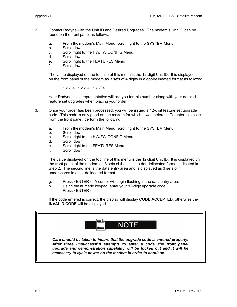 Comtech EF Data DMDVR20 LBST Rev 1.1 User Manual | Page 93 / 117