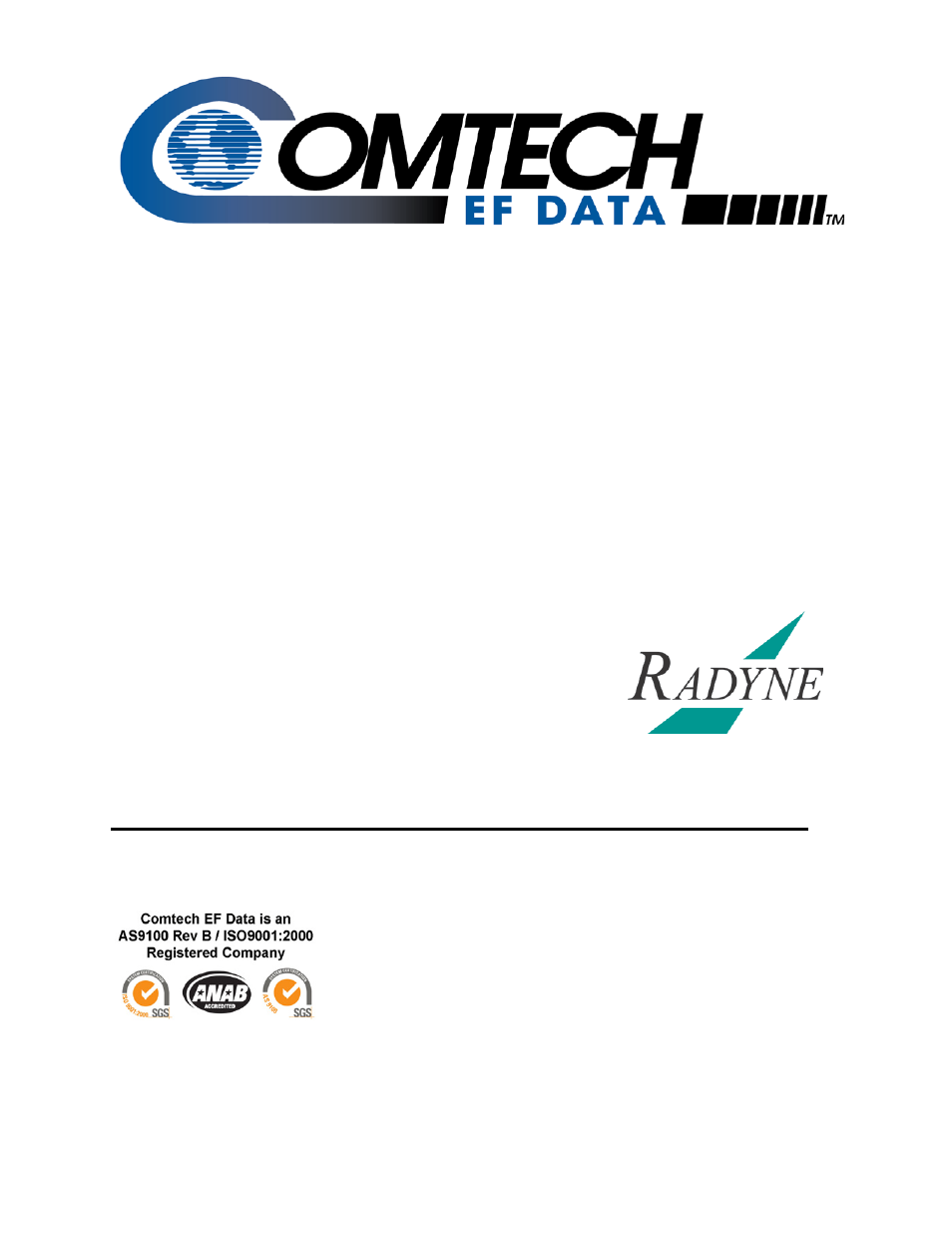 Comtech EF Data OM20 User Manual | 220 pages