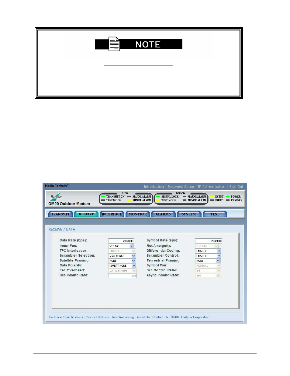 Comtech EF Data OM20 User Manual | Page 106 / 220
