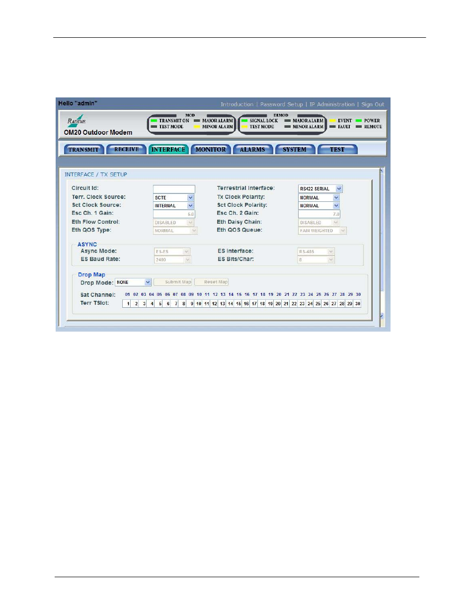 Comtech EF Data OM20 User Manual | Page 111 / 220