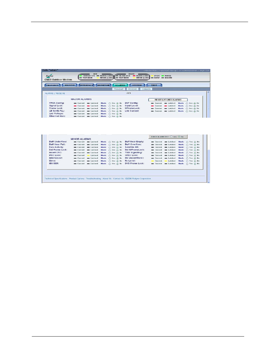 Comtech EF Data OM20 User Manual | Page 125 / 220