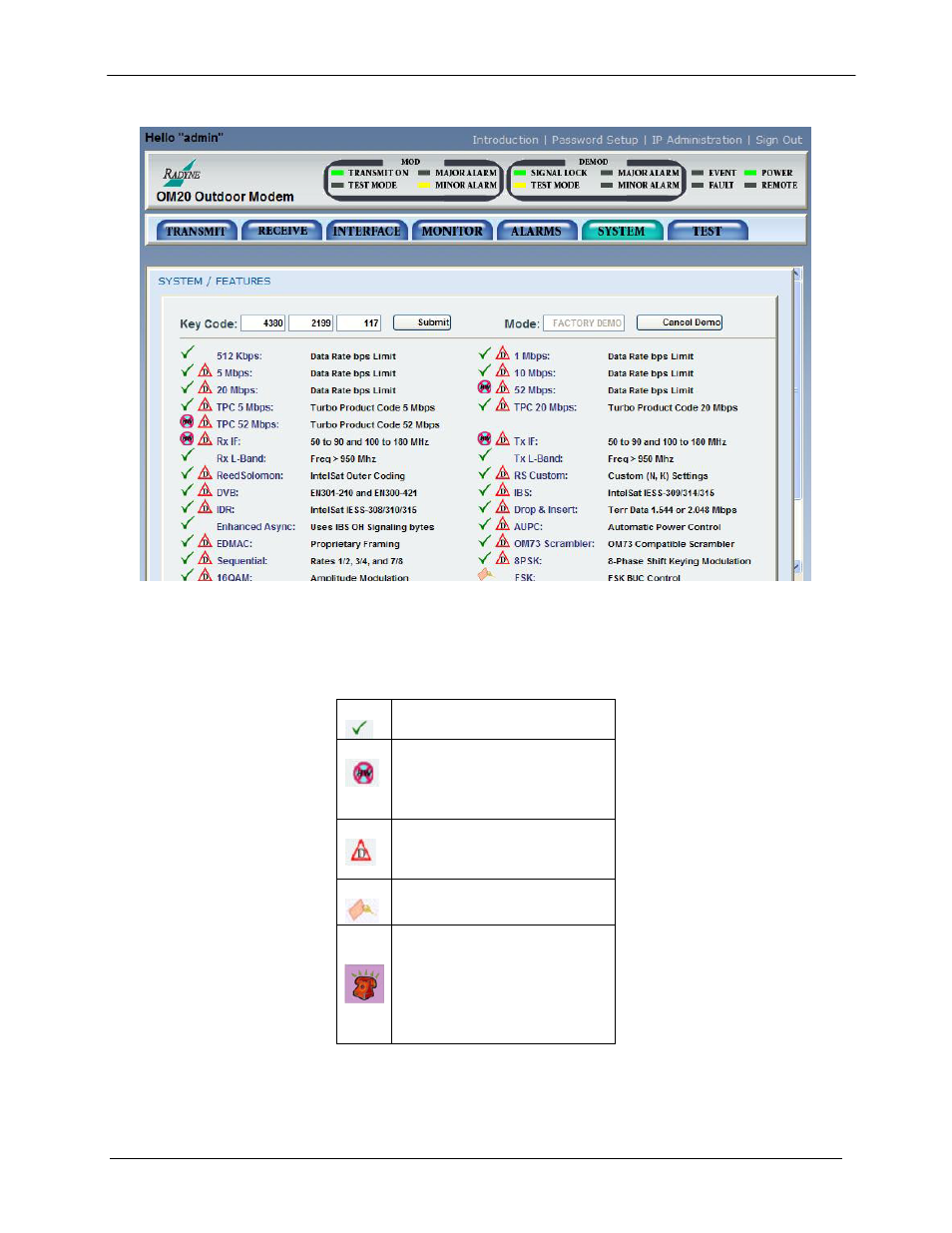 Comtech EF Data OM20 User Manual | Page 132 / 220