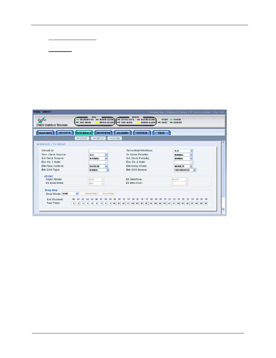 Comtech EF Data OM20 User Manual | Page 188 / 220