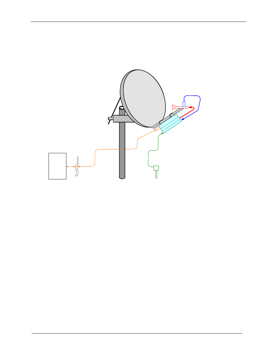 4 om20 antenna feed arm mount diagram | Comtech EF Data OM20 User Manual | Page 28 / 220