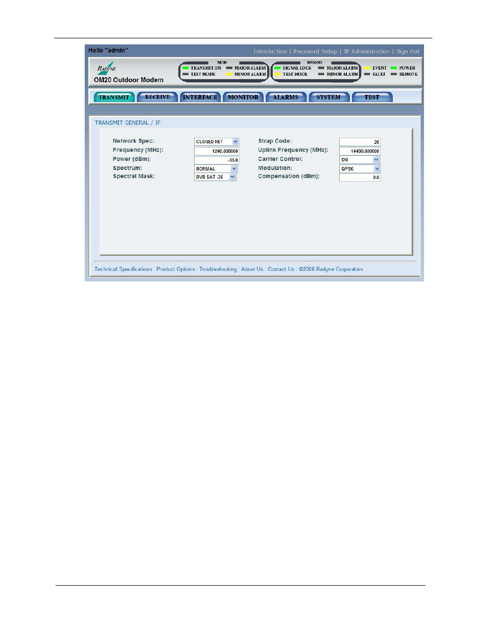 1 appearance | Comtech EF Data OM20 User Manual | Page 76 / 220