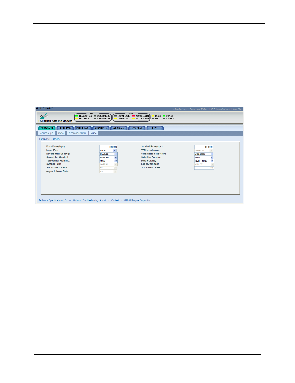 Comtech EF Data DMD1050 User Manual | Page 110 / 188