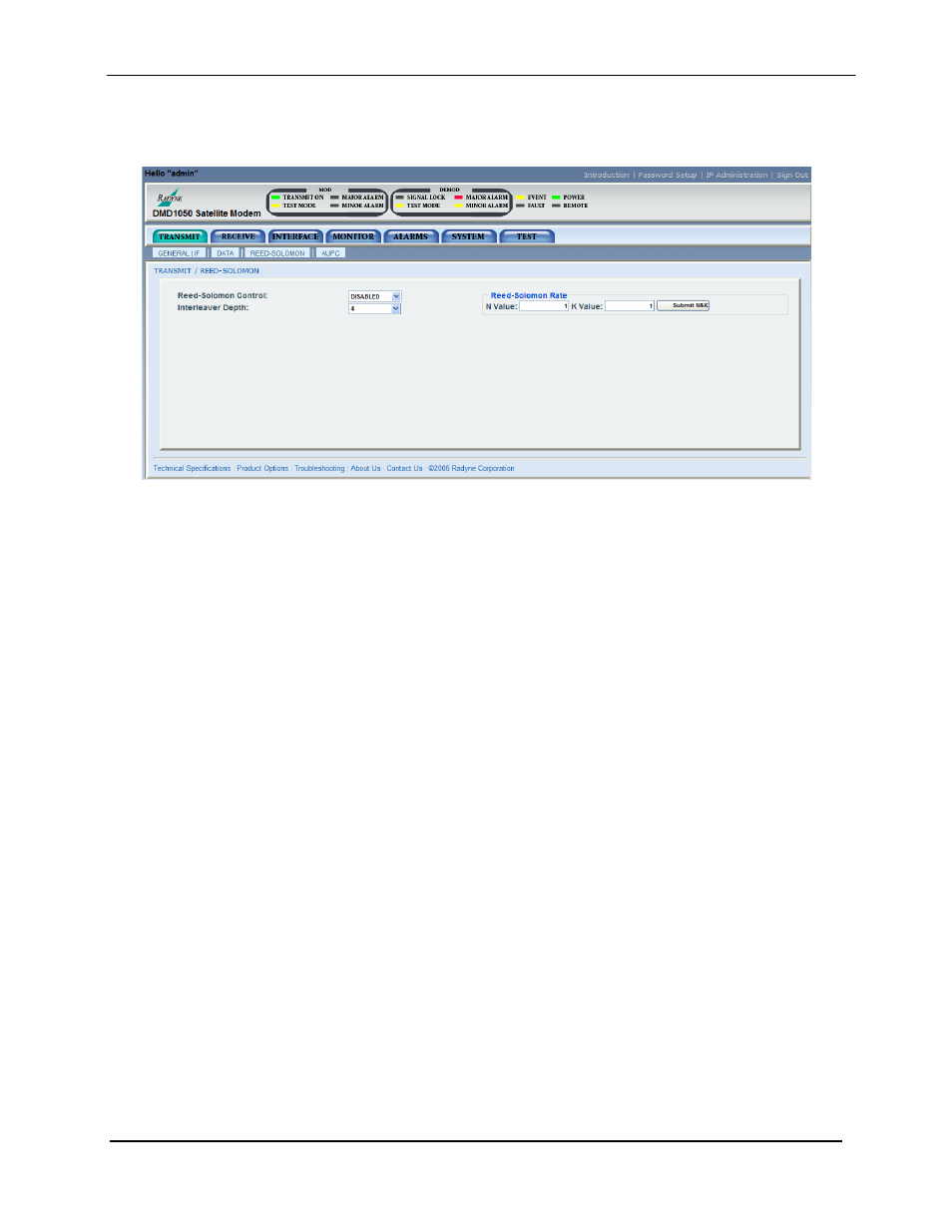 Comtech EF Data DMD1050 User Manual | Page 112 / 188