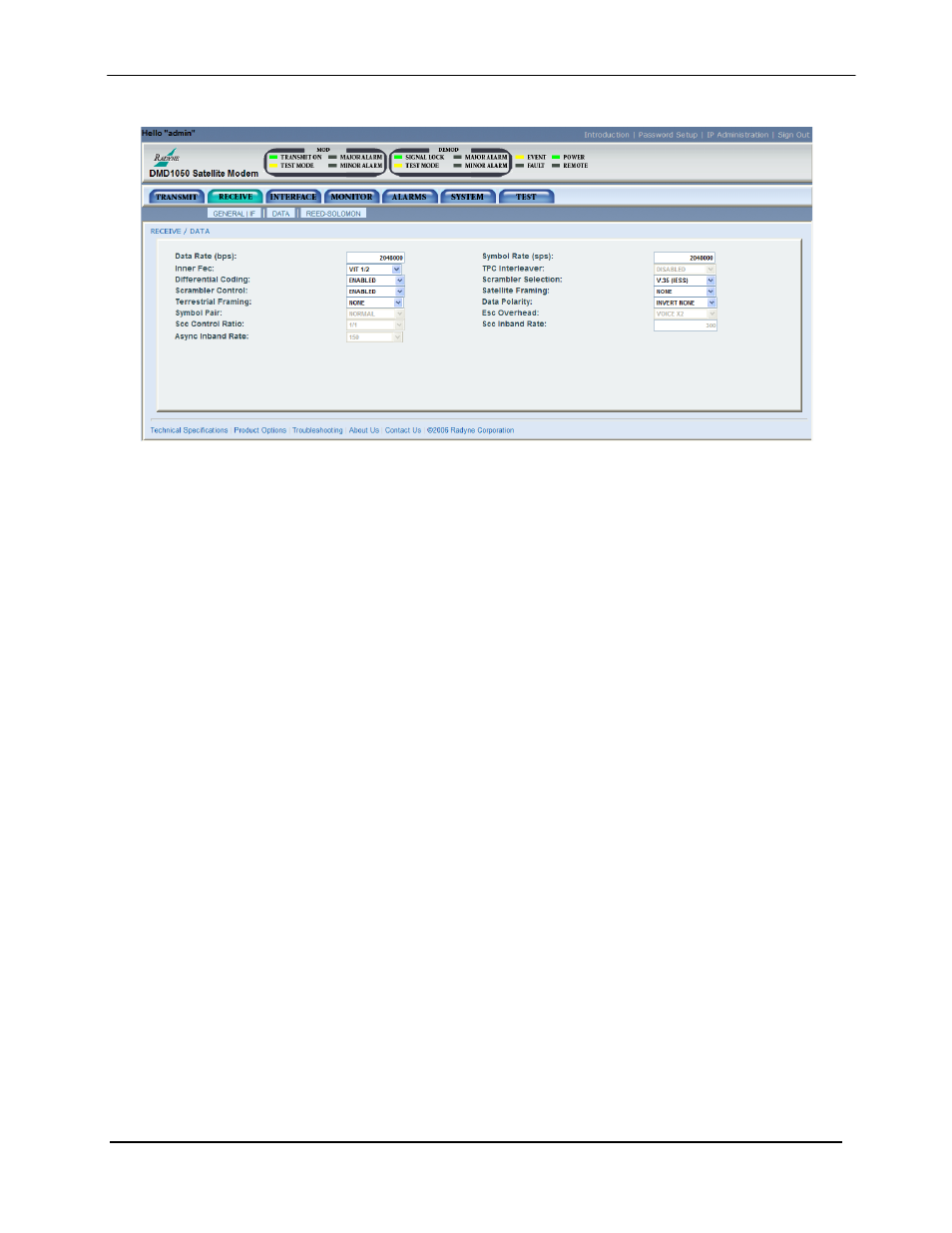 Comtech EF Data DMD1050 User Manual | Page 119 / 188