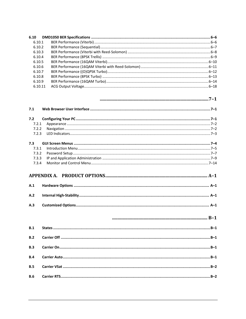 Comtech EF Data DMD1050 User Manual | Page 12 / 188