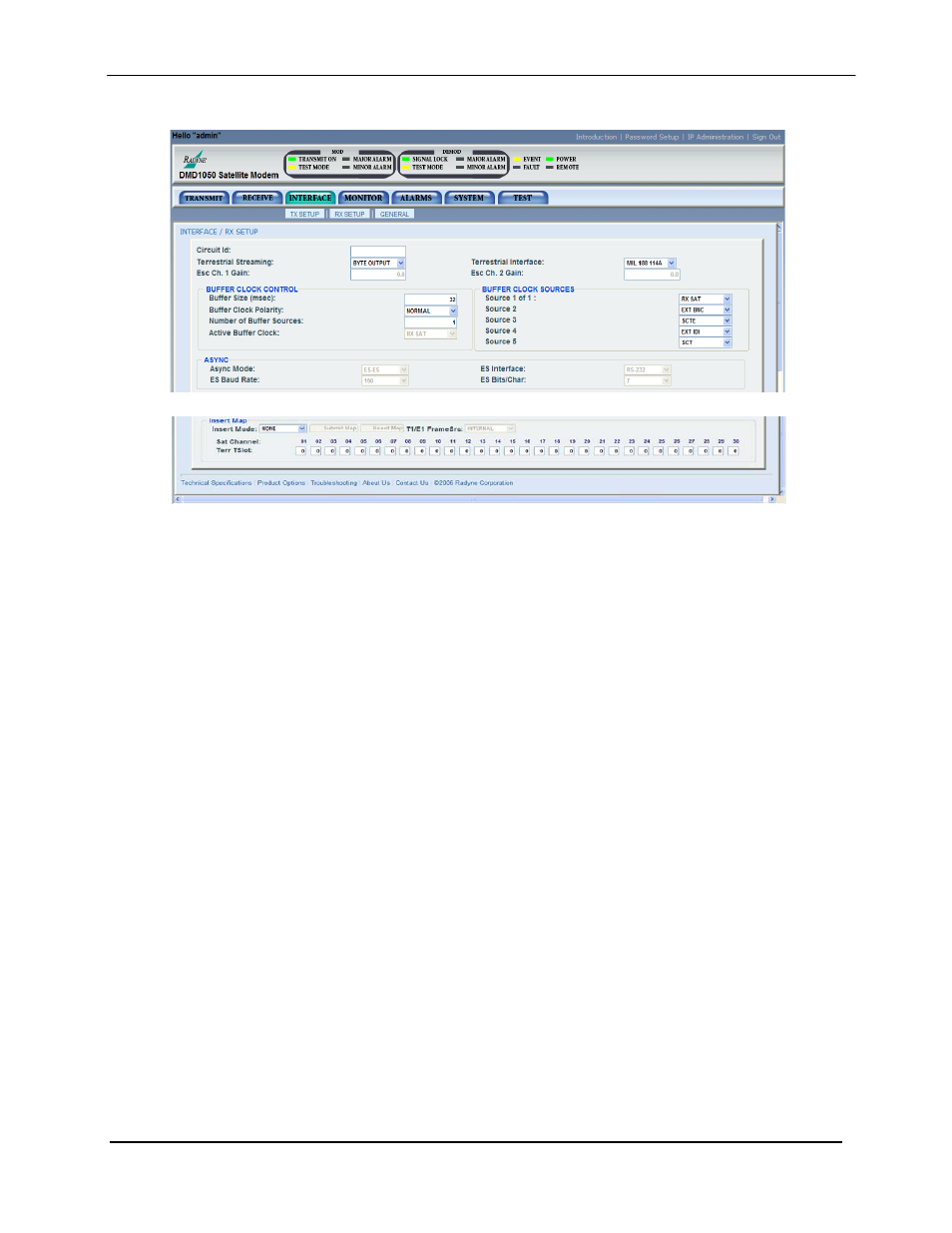 Comtech EF Data DMD1050 User Manual | Page 124 / 188