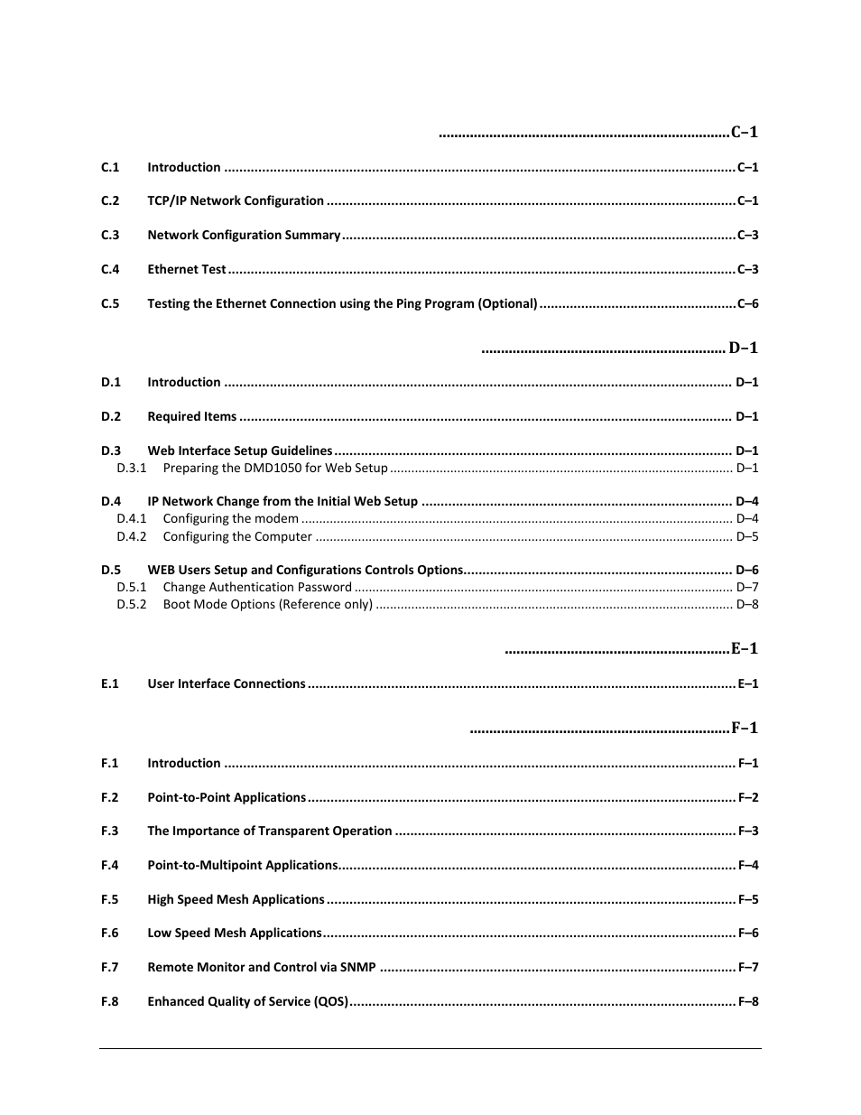 Comtech EF Data DMD1050 User Manual | Page 13 / 188