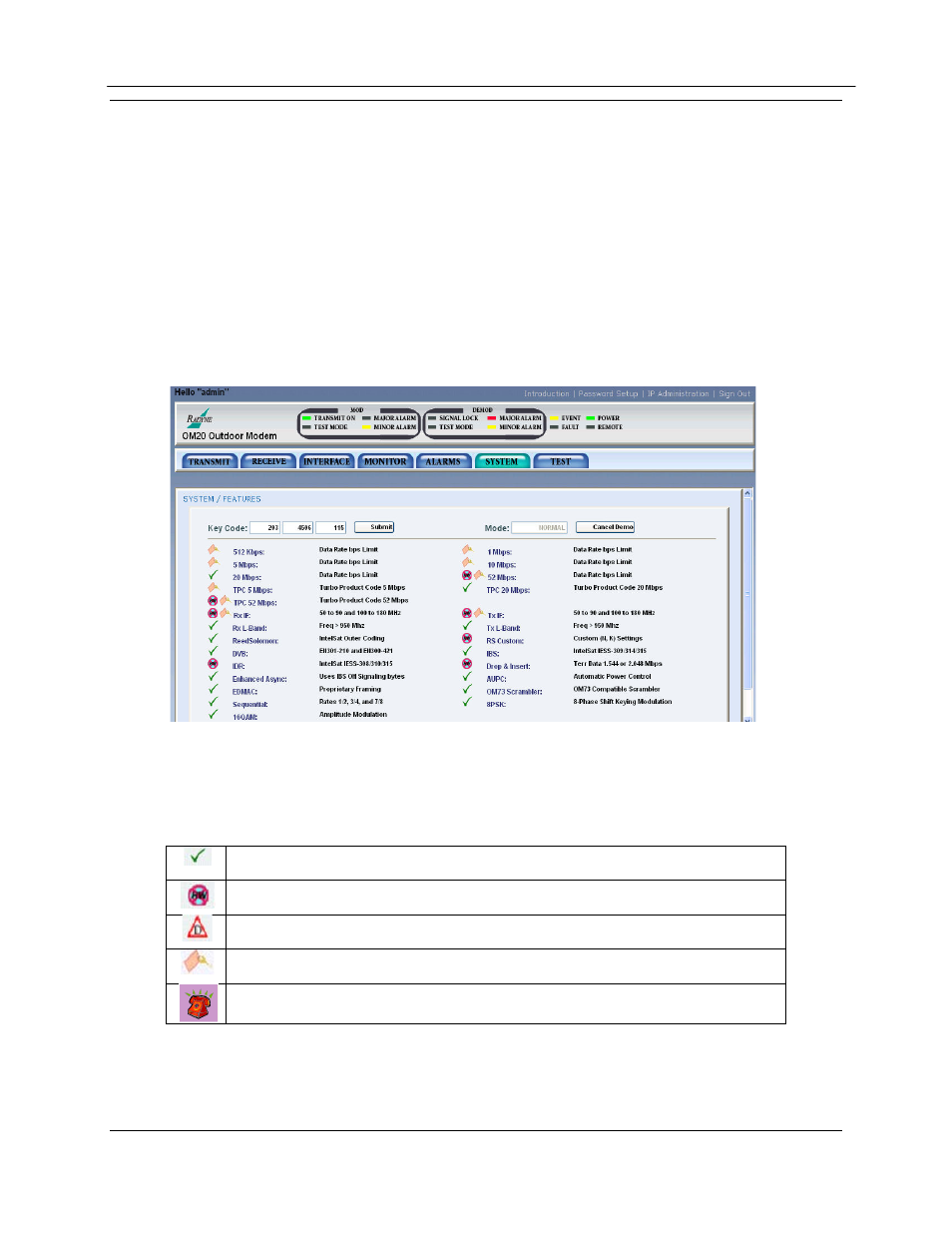 Comtech EF Data DMD1050 User Manual | Page 186 / 188
