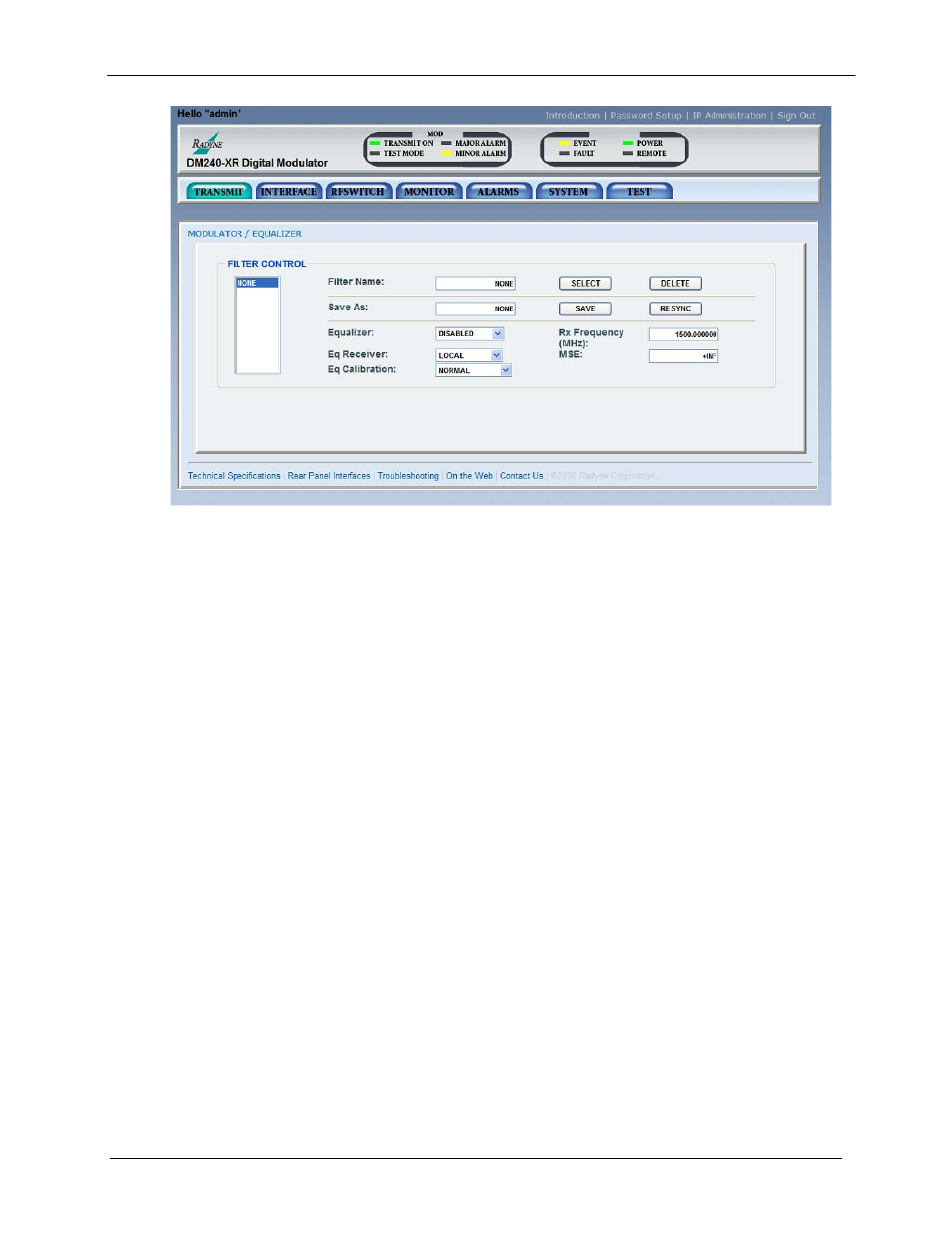 Comtech EF Data DM240XR User Manual | Page 153 / 196