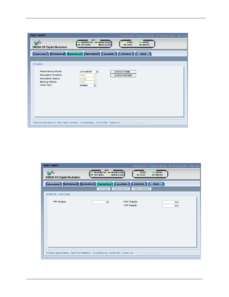 Comtech EF Data DM240XR User Manual | Page 155 / 196