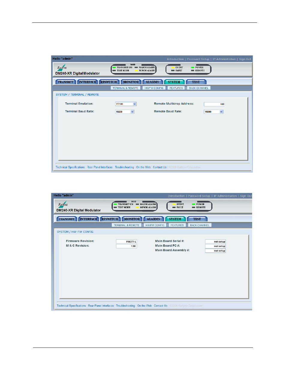 Comtech EF Data DM240XR User Manual | Page 158 / 196